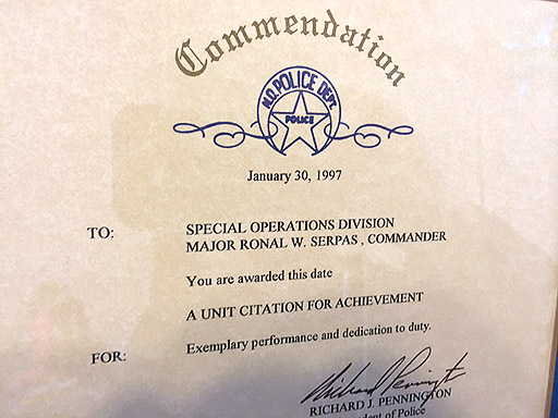 oestreicher earns commendation from NOPD